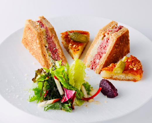 よくばり味わう ほっとジビエサンド ルーベン風