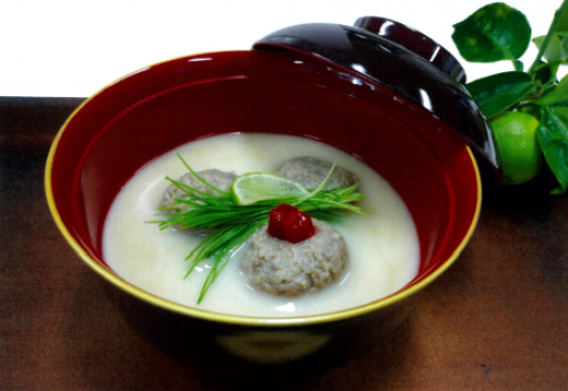 鹿肉のつみれ汁